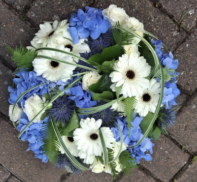 Blue & White Posy - Posy Pad of